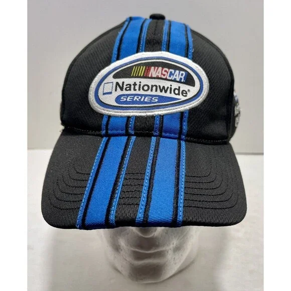 NASCAR Nationwide Series Trucker Hook & Loop Hat Cap "Victory Lane” On The Back - Picture 2 of 12